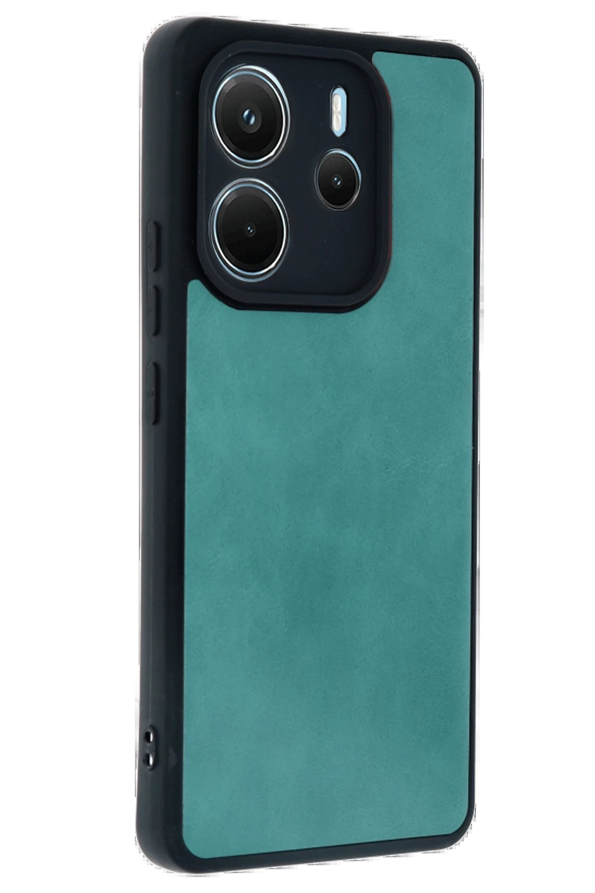 Newface Xiaomi Redmi Note 14 4G Kılıf Aras Deri Kapak - Açık Yeşil