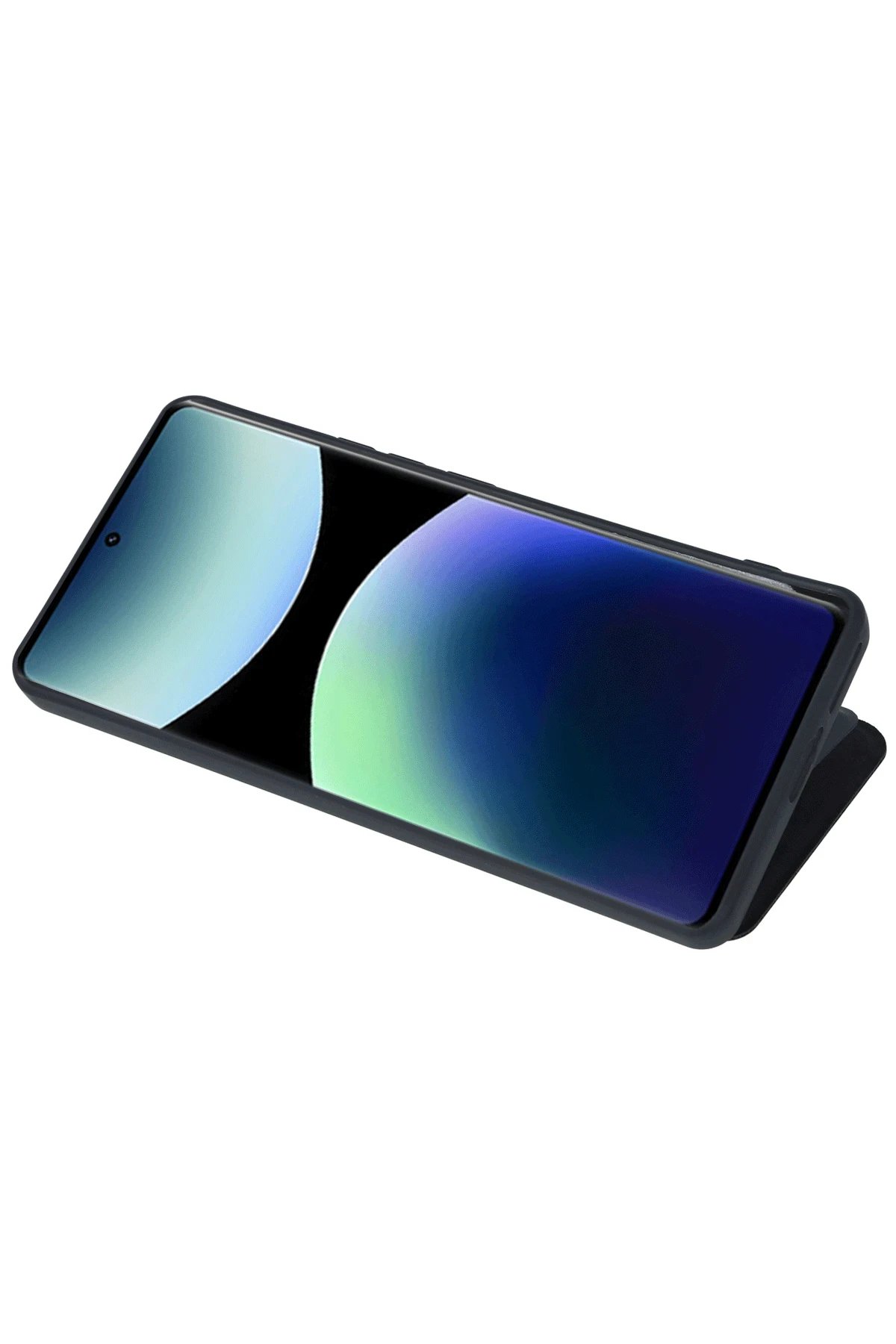 Newface Xiaomi Redmi Note 14 Pro 4G Kılıf Flip Cover - Koyu Yeşil