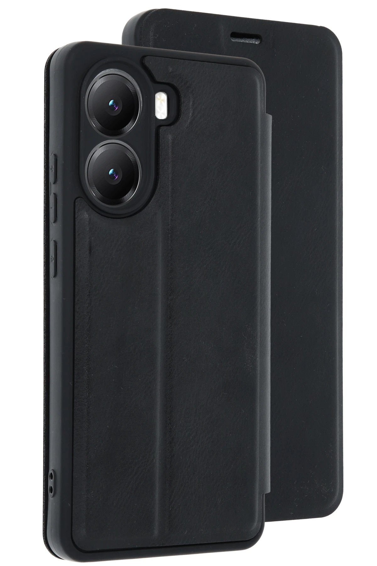 Newface Xiaomi Poco X7 Pro Kılıf Flip Cover - Siyah