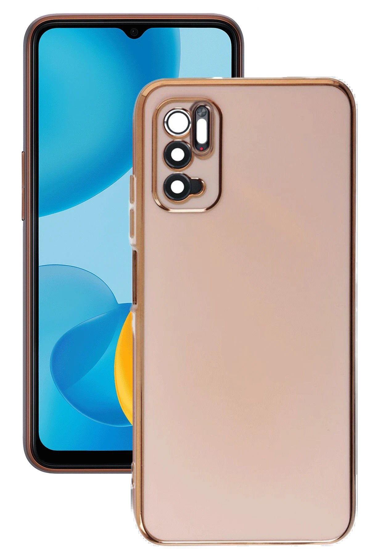 Newface Xiaomi Redmi Note 11 SE Kılıf Volet Silikon - Pembe