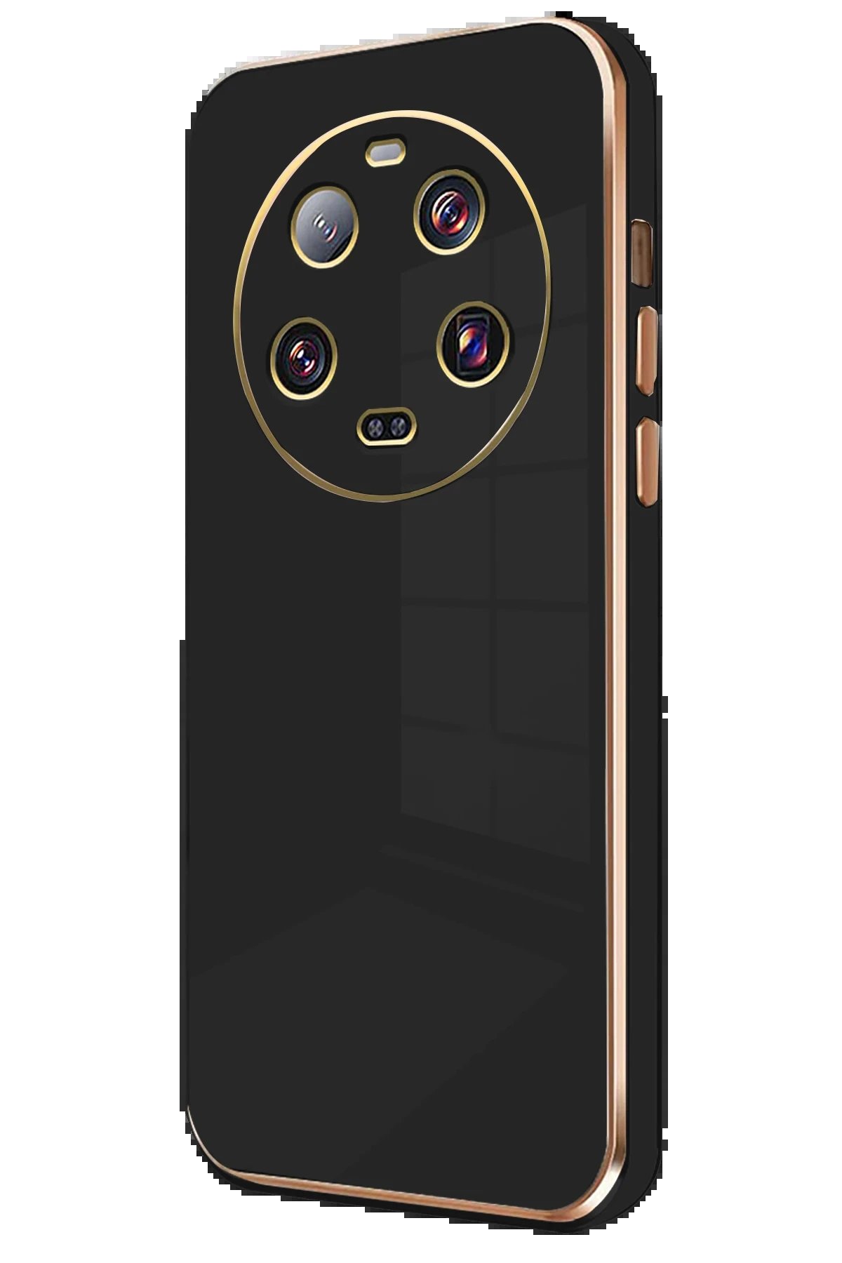 Newface Xiaomi Mi 14 Ultra Kılıf Volet Silikon - Siyah