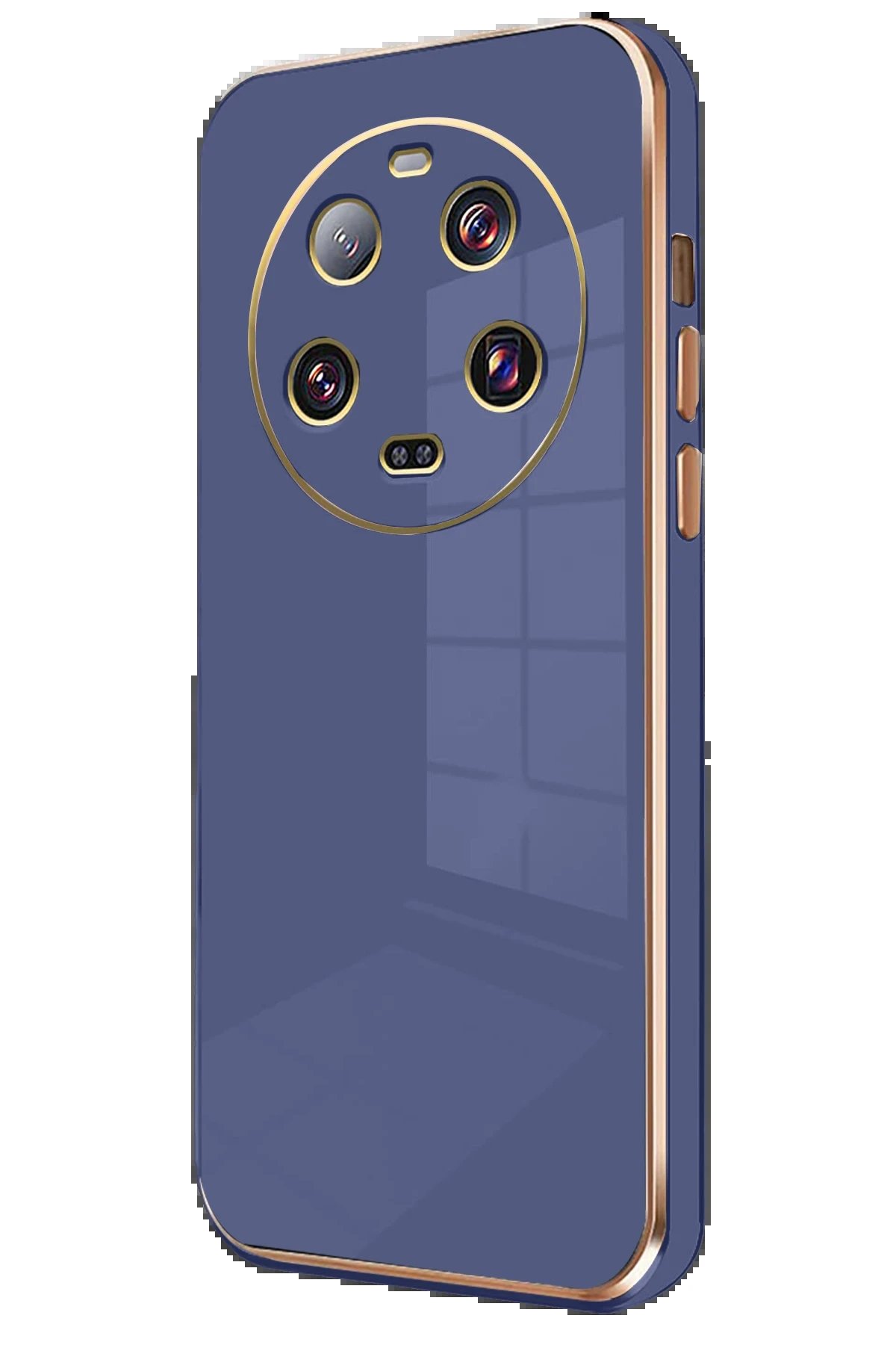 Newface Xiaomi Mi 14 Ultra Kılıf Volet Silikon - Mavi