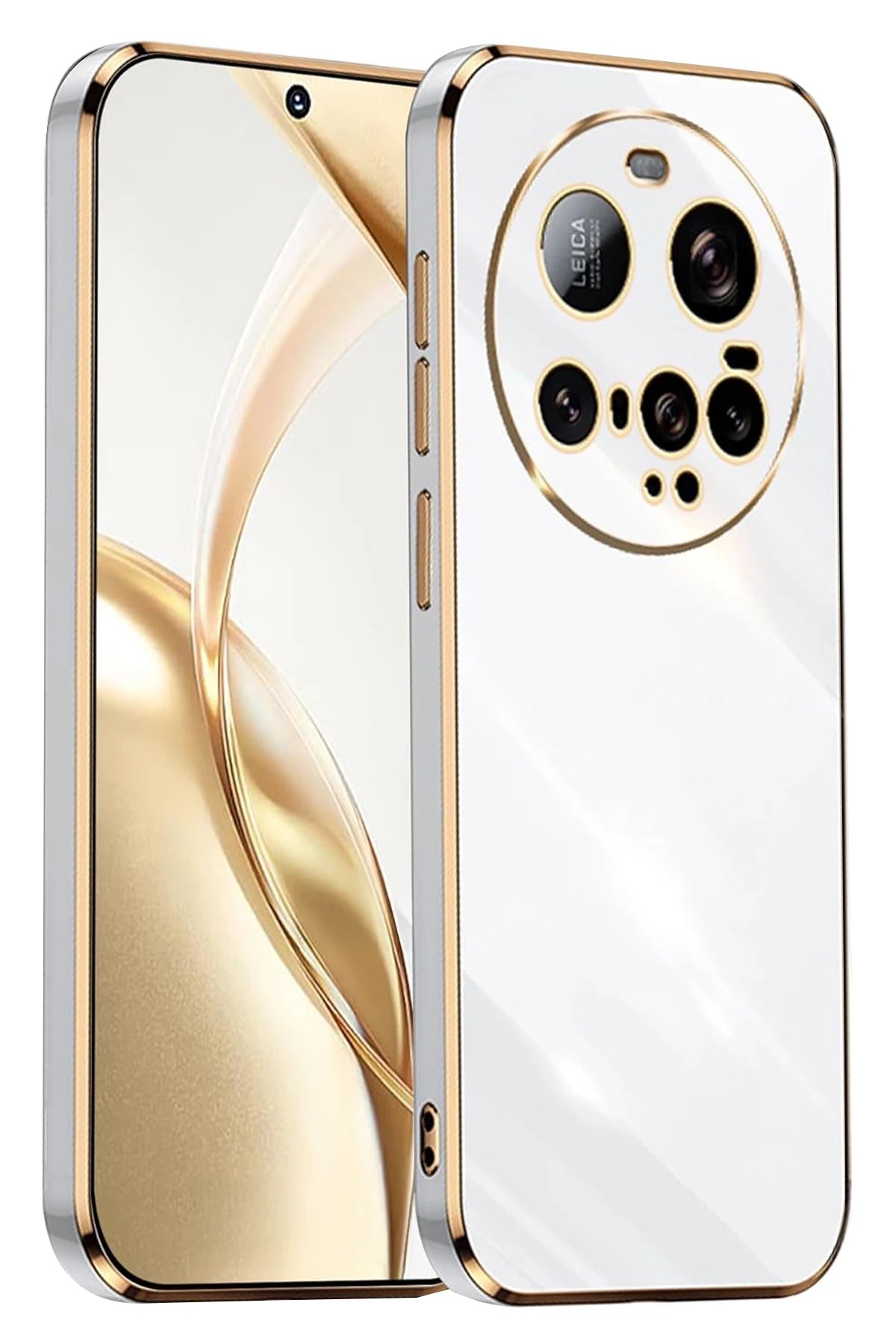 Newface Xiaomi Mi 15 Ultra Kılıf Volet Silikon - Beyaz