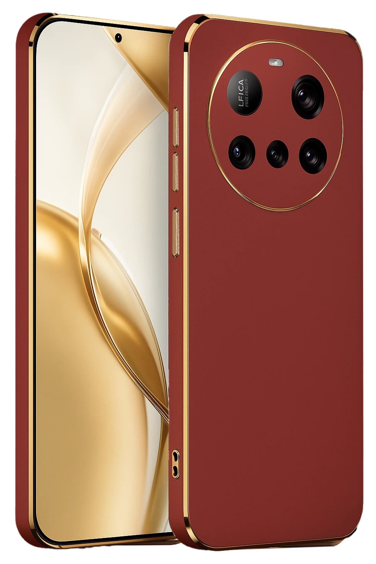 Newface Xiaomi Mi 15 Ultra Kılıf Volet Silikon - Kırmızı