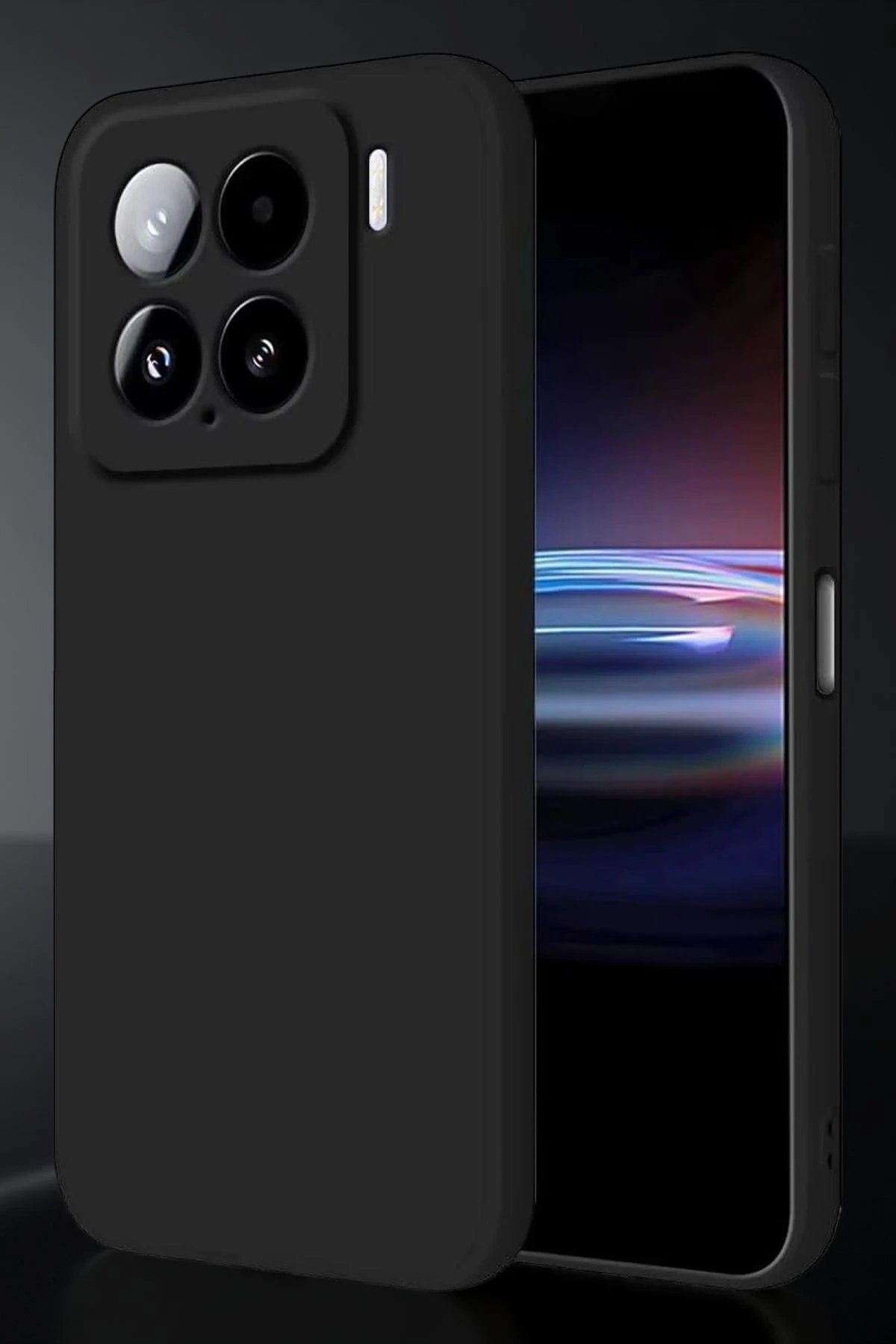 Newface Xiaomi Mi 15 Pro Kılıf Nano içi Kadife Silikon - Siyah