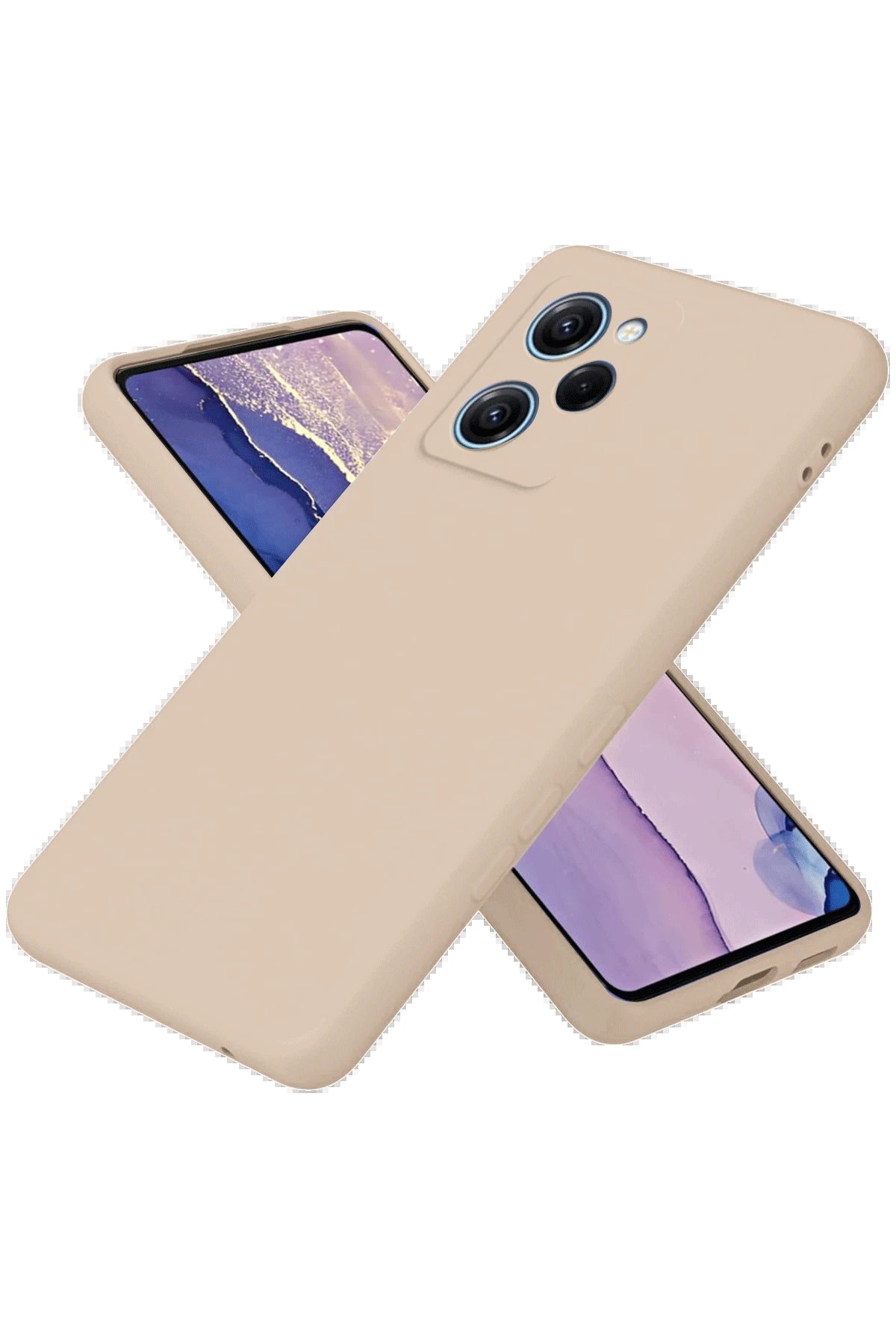 Newface Xiaomi Poco X5 Pro 5G Nano içi Kadife Silikon - Pudra