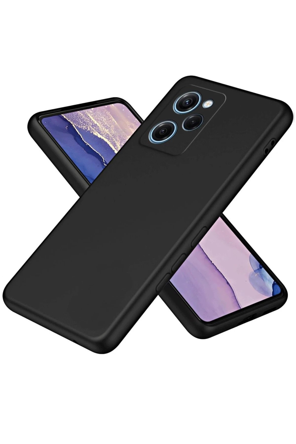 Newface Xiaomi Poco X5 Pro 5G Nano içi Kadife Silikon - Siyah