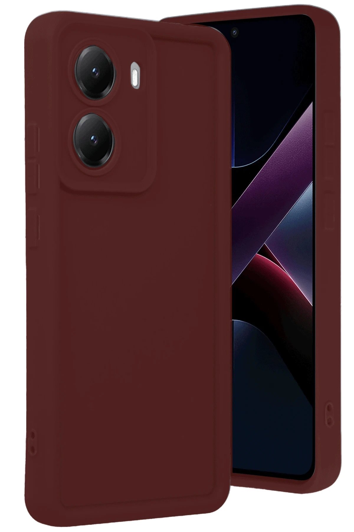 Newface Xiaomi Poco X7 Pro Viera Silikon - Bordo