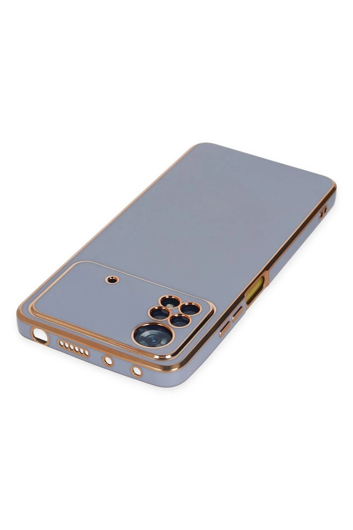 Newface Xiaomi Poco X4 Pro 5G Kılıf Volet Silikon - Mavi