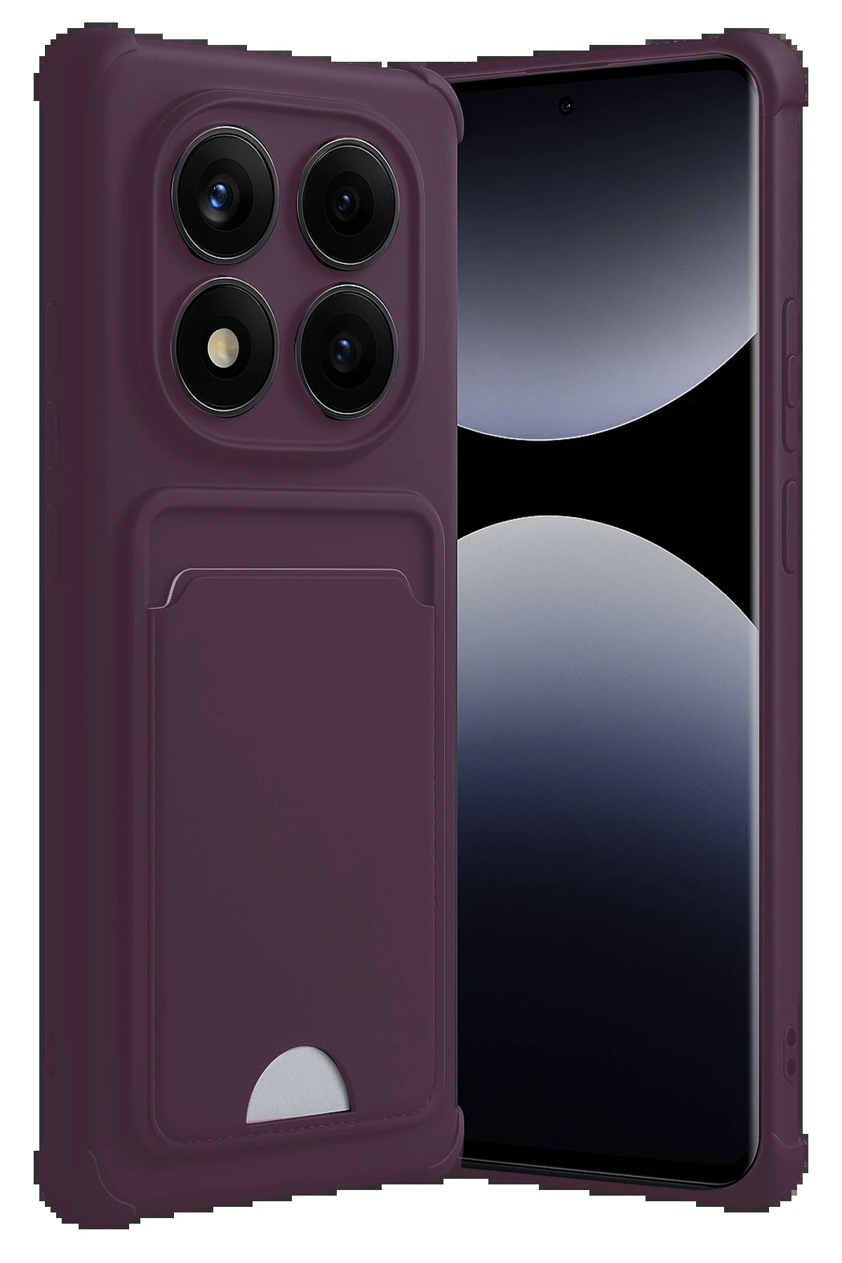 Newface Xiaomi Redmi Note 14 Pro 5G Kelvin Kartvizitli Silikon - Derin Mor