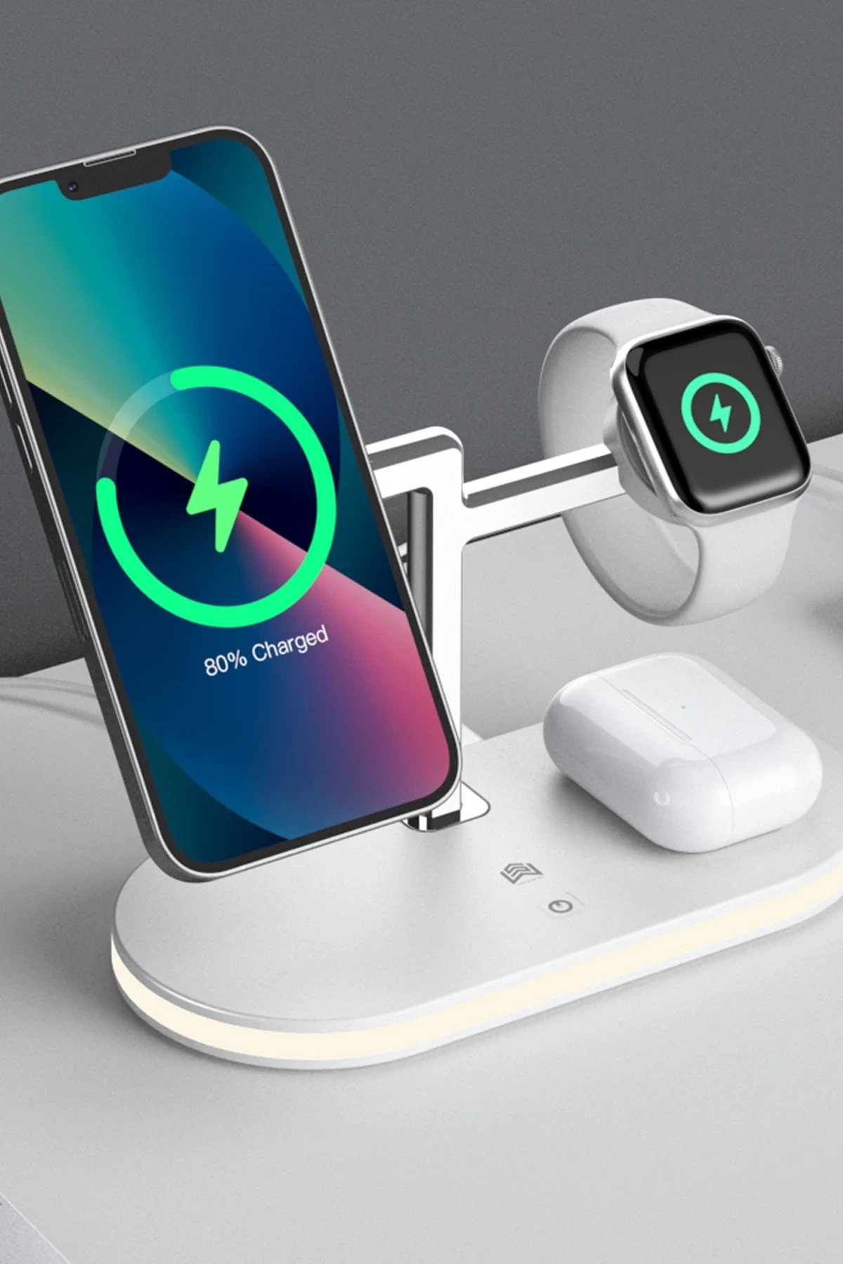 Newface YM-UD23 Kablosuz Şarj Masaüstü Set - Beyaz