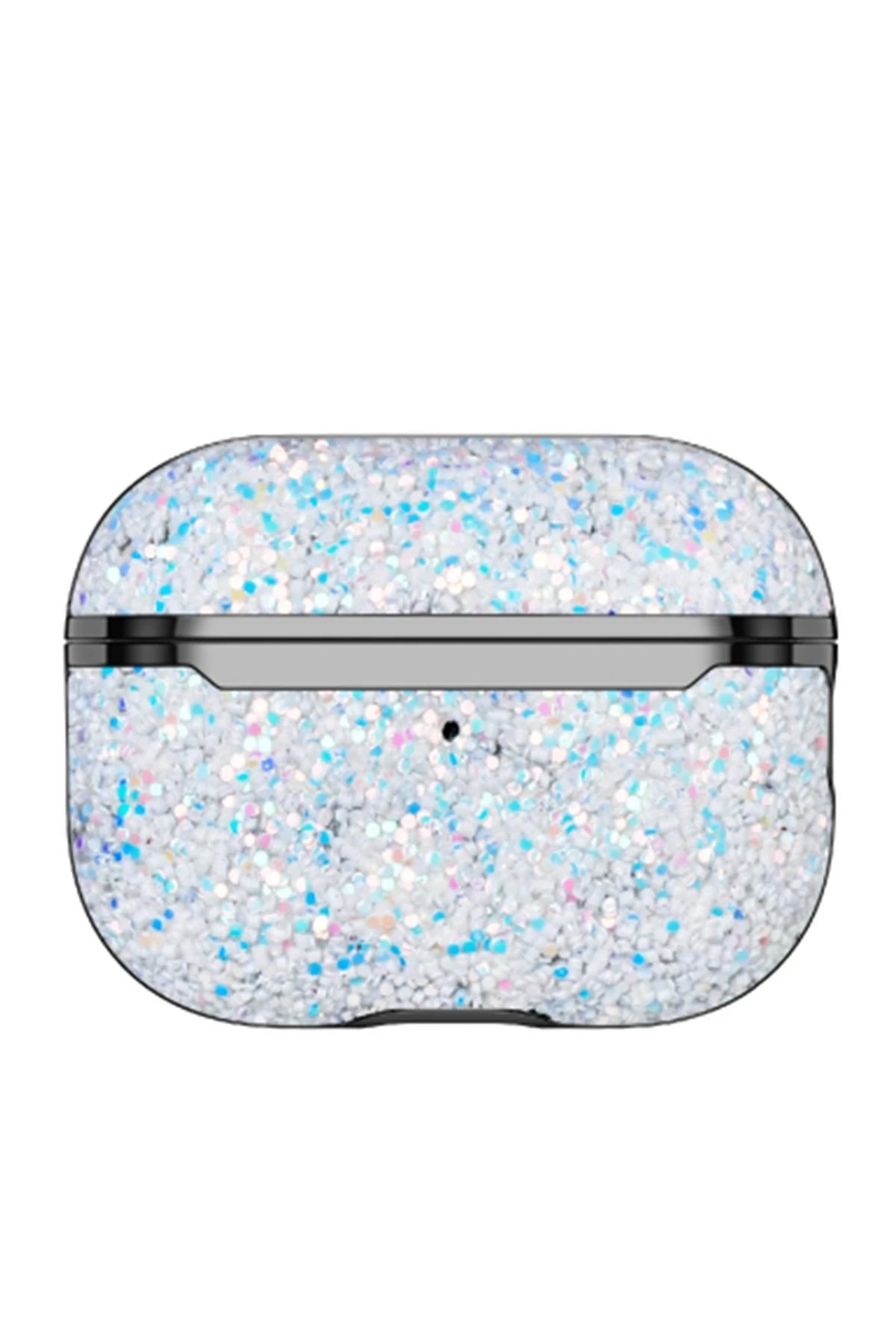 Onegif Airpods 2 (2.nesil) Bright Simli Airpods Kapak - Gümüş