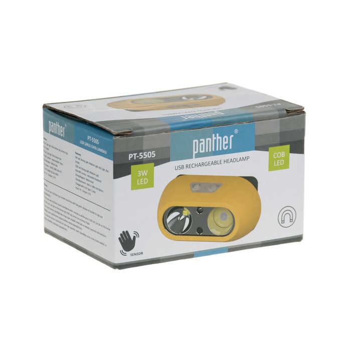 PT-5505 USB ŞARJLI KAFA LAMBASI