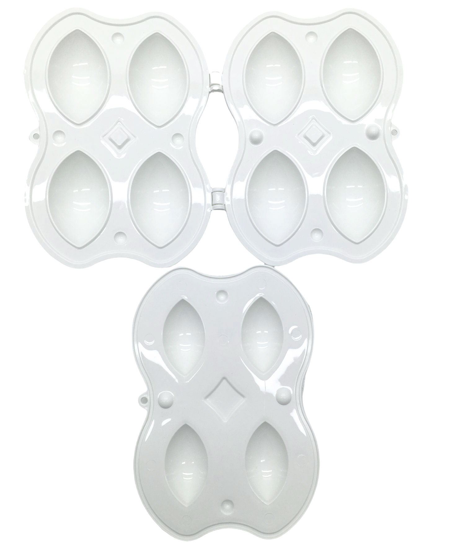 PLASTİK 4LÜ İÇLİ KÖFTE YAPMA KALIP APARATI