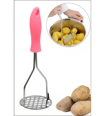 RENKLİ SAPLI METAL PATATES EZİCİ