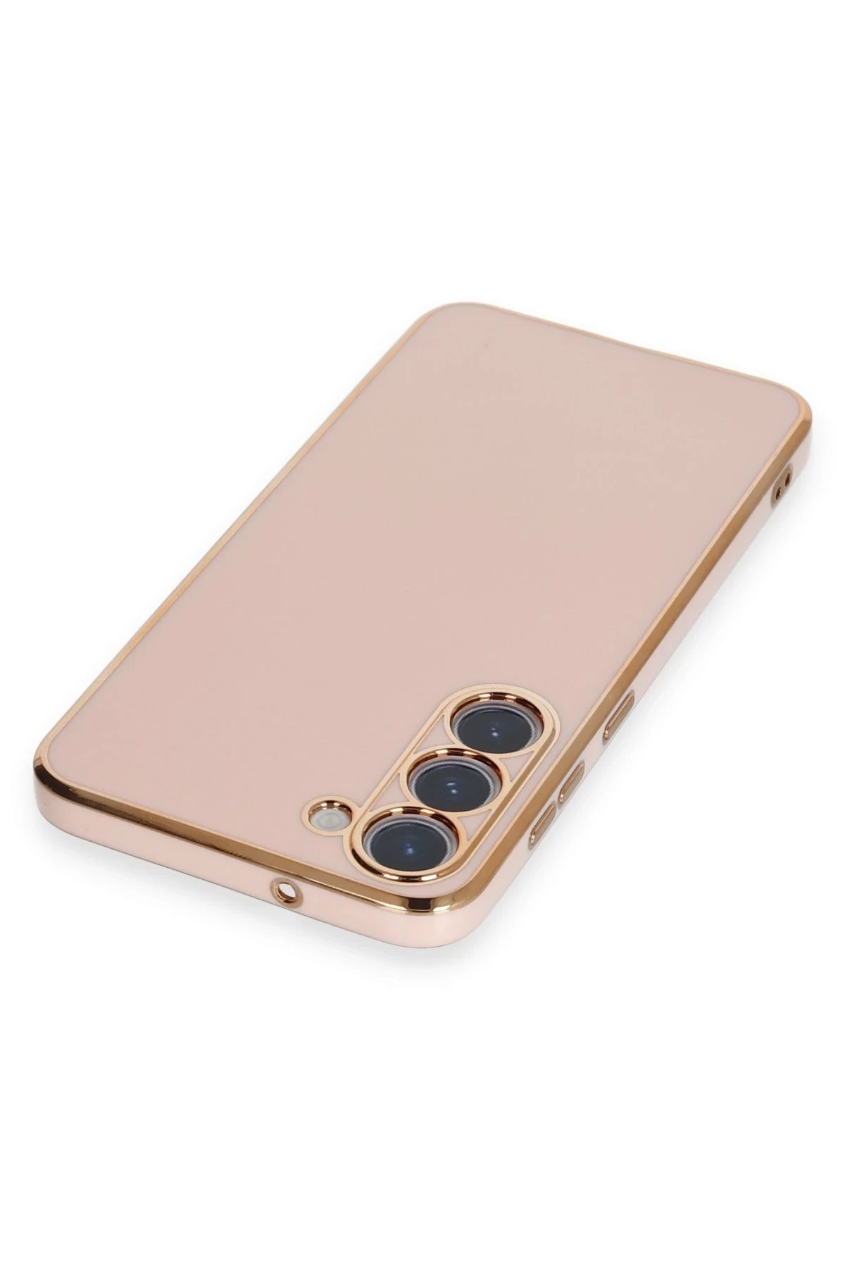 Samsung Galaxy S23 Plus Kılıf Volet Silikon - Pembe