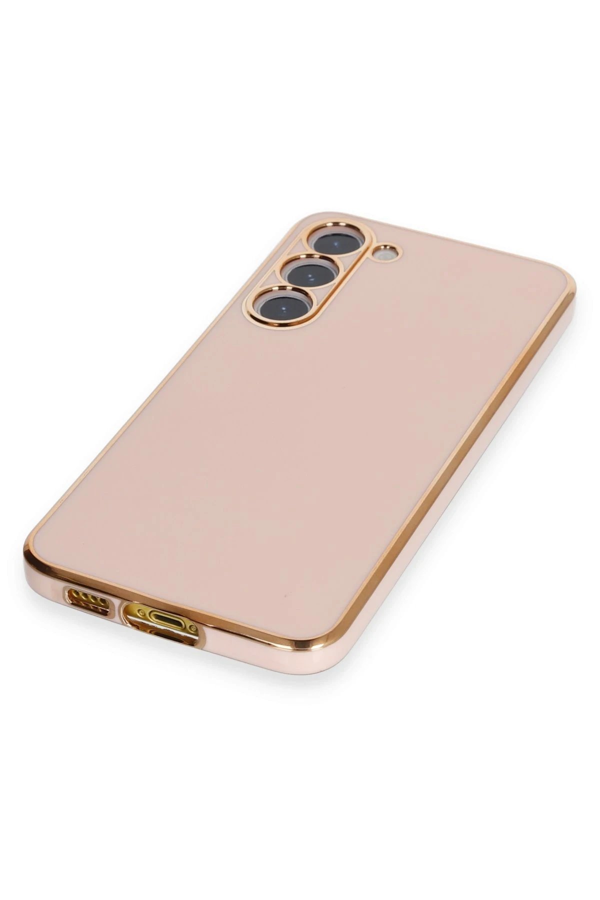 Samsung Galaxy S23 Plus Kılıf Volet Silikon - Pembe