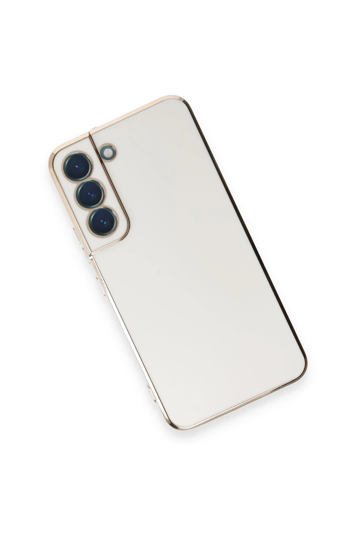 Samsung Galaxy S21 Kılıf Volet Silikon - Beyaz