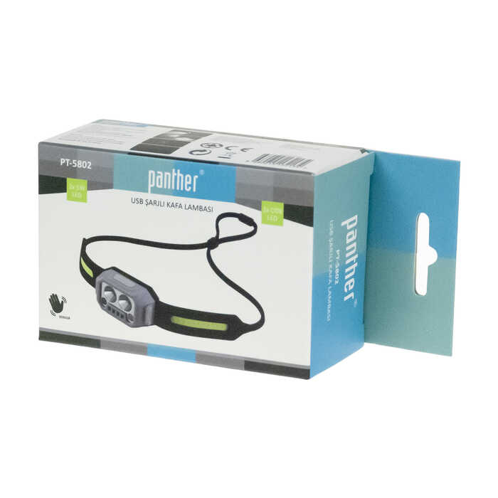 SENSÖRLÜ ŞARJLI KAFA LAMBASI PT-5802