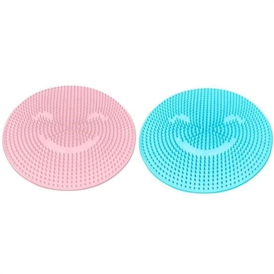 Silikon Fırçalı Banyo Masaj Matı ve  Ayaklar için Topuk Masaj Paspası