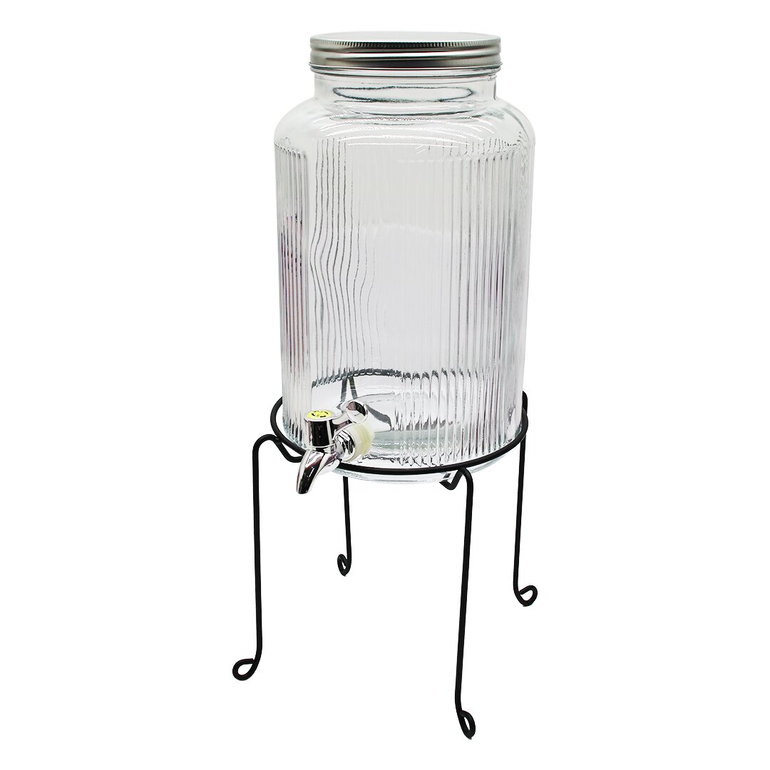 SNOWDROP KÜÇÜK METAL STANDLI CAM SEBİL