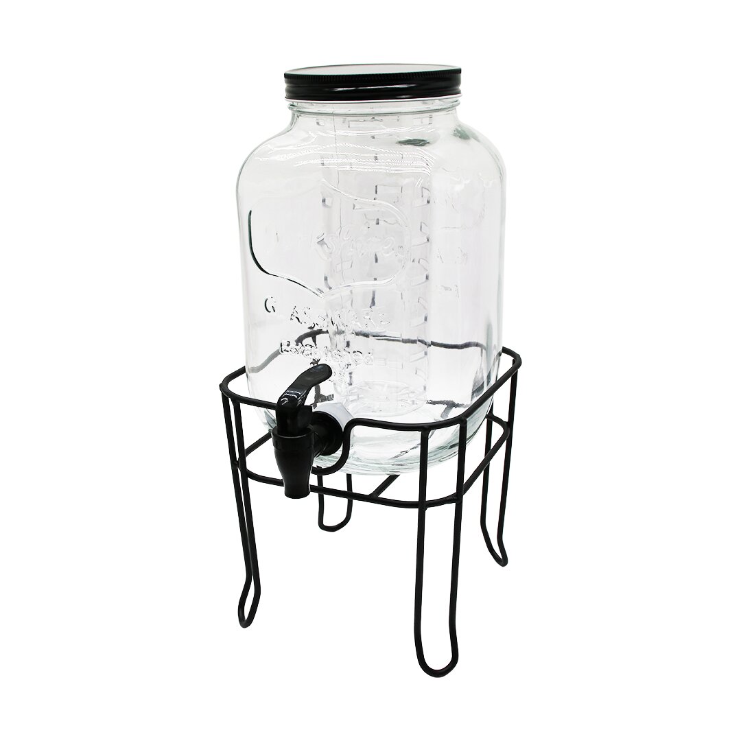 SNOWDROP MİNİ METAL STANDLI CAM SEBiL