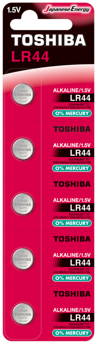 TOSHIBA LR44 ALKALİN PİL 5Lİ