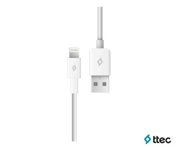 Ttec 2DKM01B MFİ IPH. Usb Şarj Kablosu Beyaz