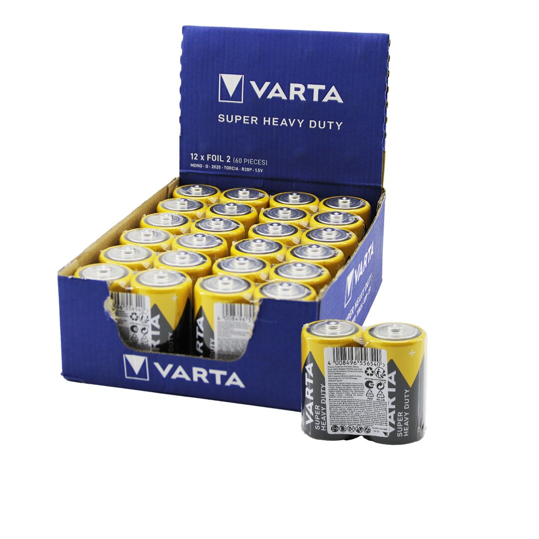VARTA  BÜYÜK  PİL  D   24PCS