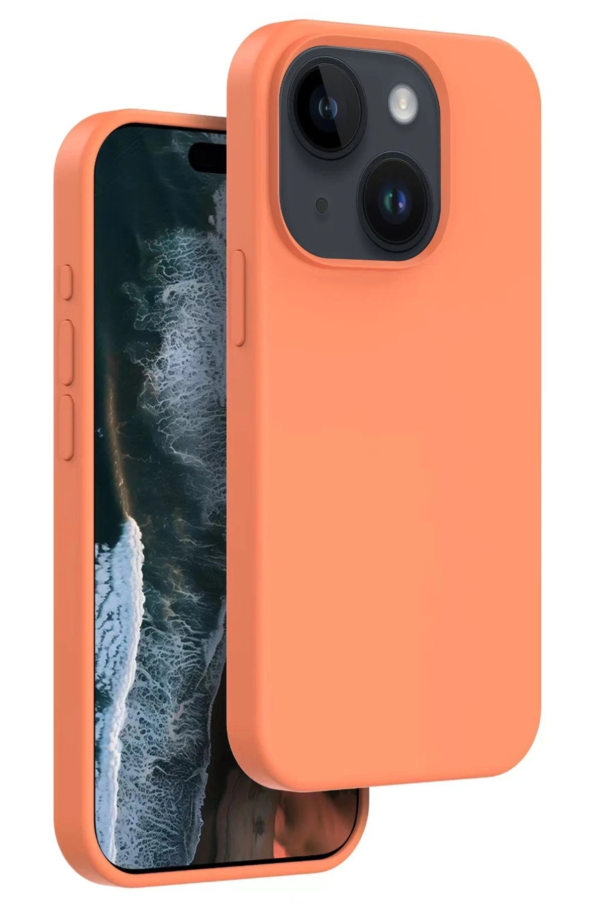 Venco iPhone 15 Home Magsafe Kapak - Turuncu