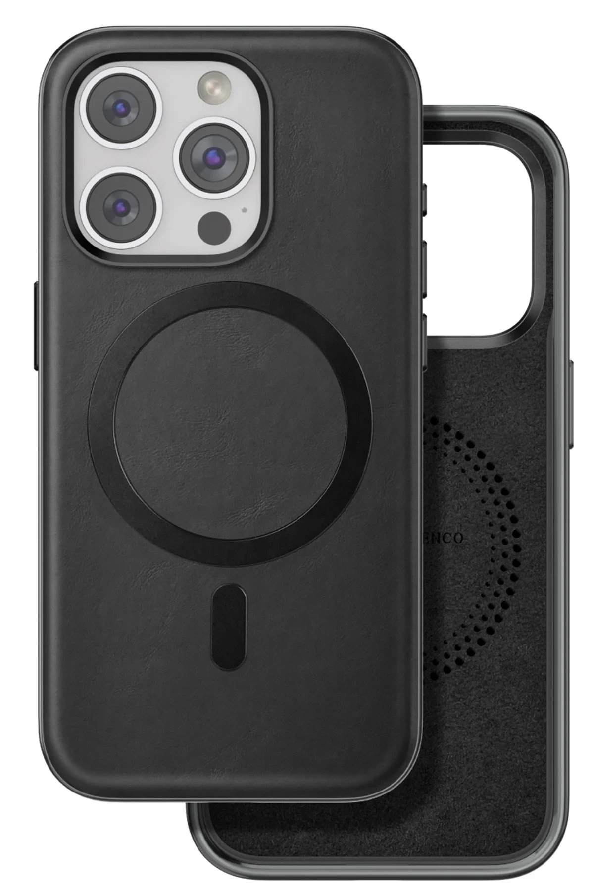 Venco iPhone 15 Pro Max Puskas Magsafe Kapak - Siyah