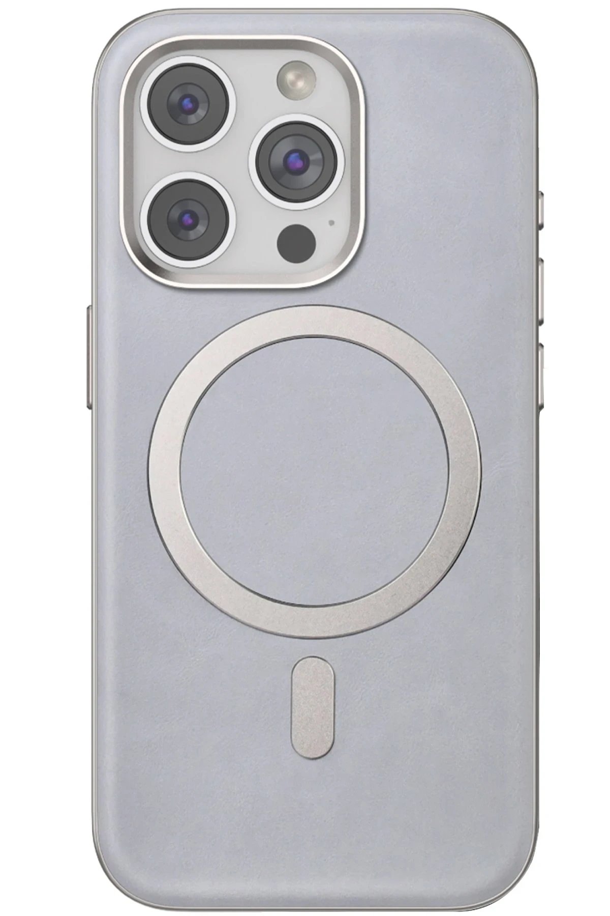 Venco iPhone 15 Pro Max Puskas Magsafe Kapak - Titan Gri