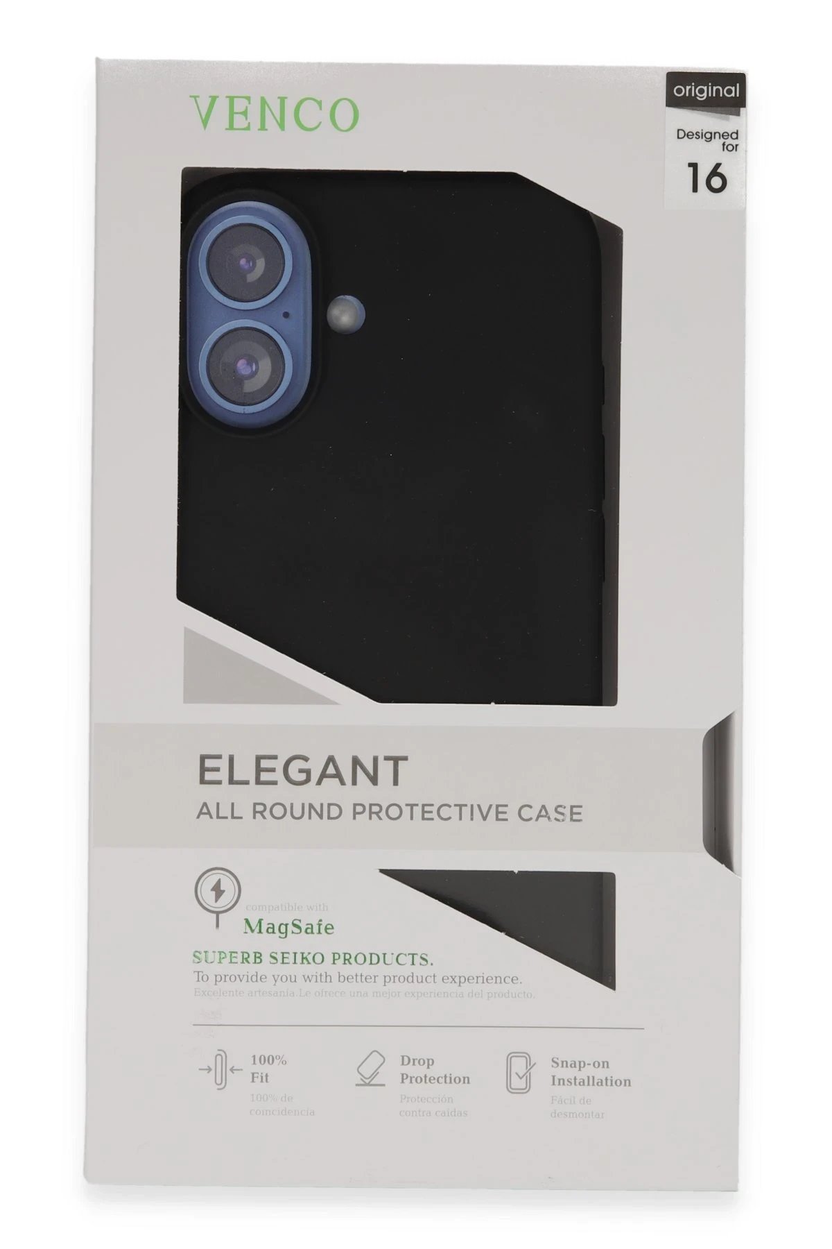 Venco iPhone 16 Home Magsafe Kapak - Siyah