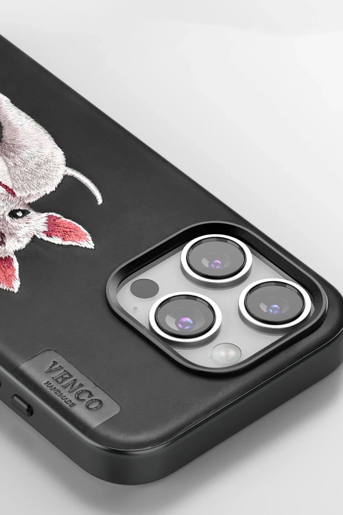 Venco iPhone 16 Perma Desenli Kapak - Koyu Kahve