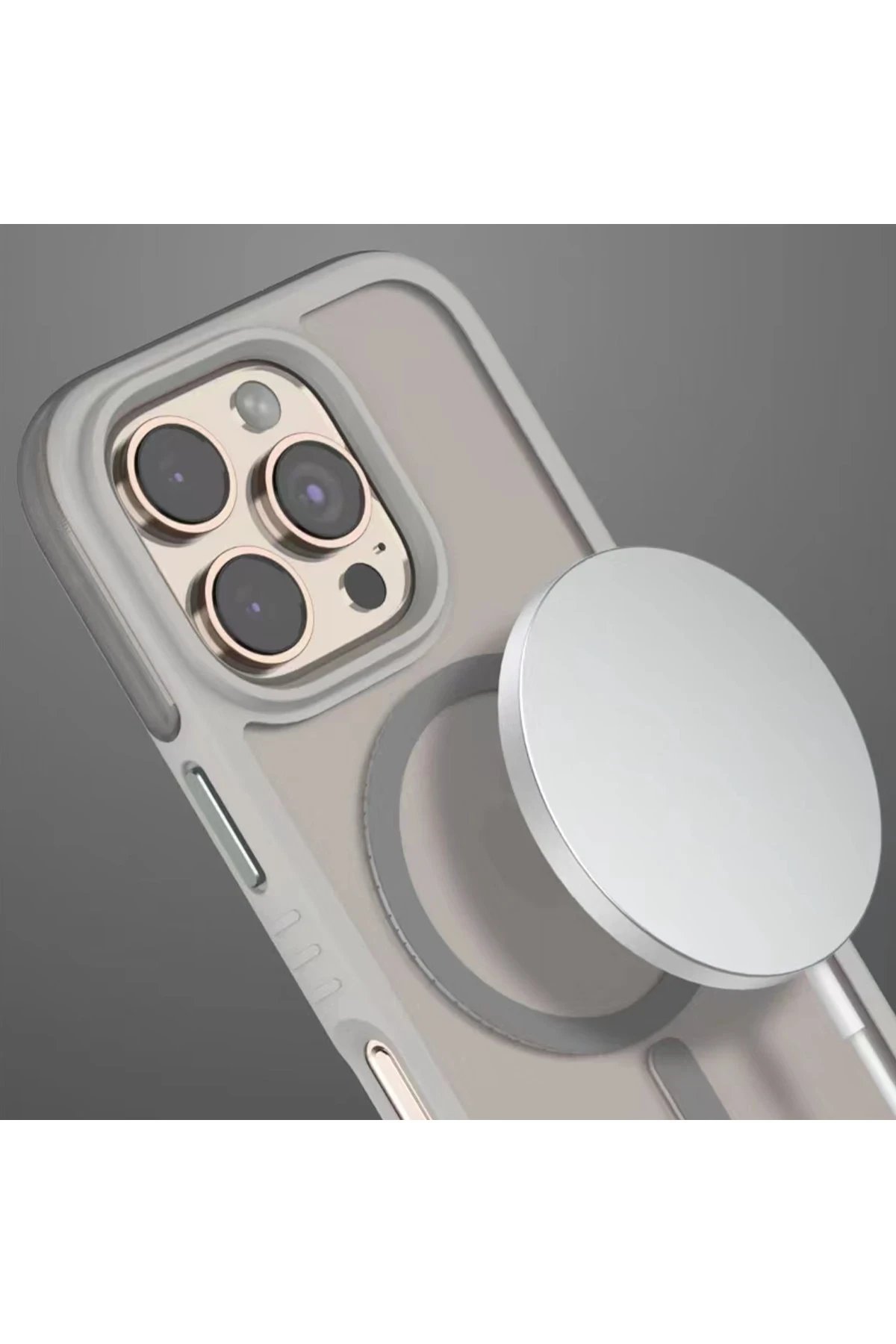 Venco iPhone 16 Pro Max Orbit Magsafe Kapak - Rose Gold