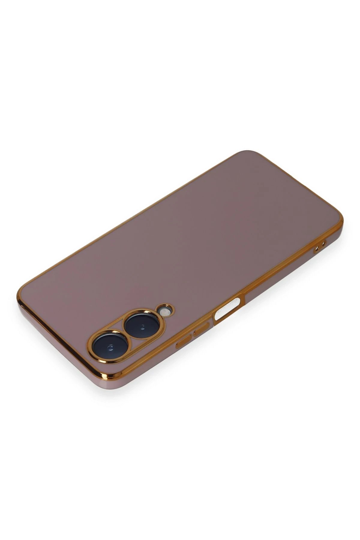 Vivo Y17S Kılıf Volet Silikon - Mor