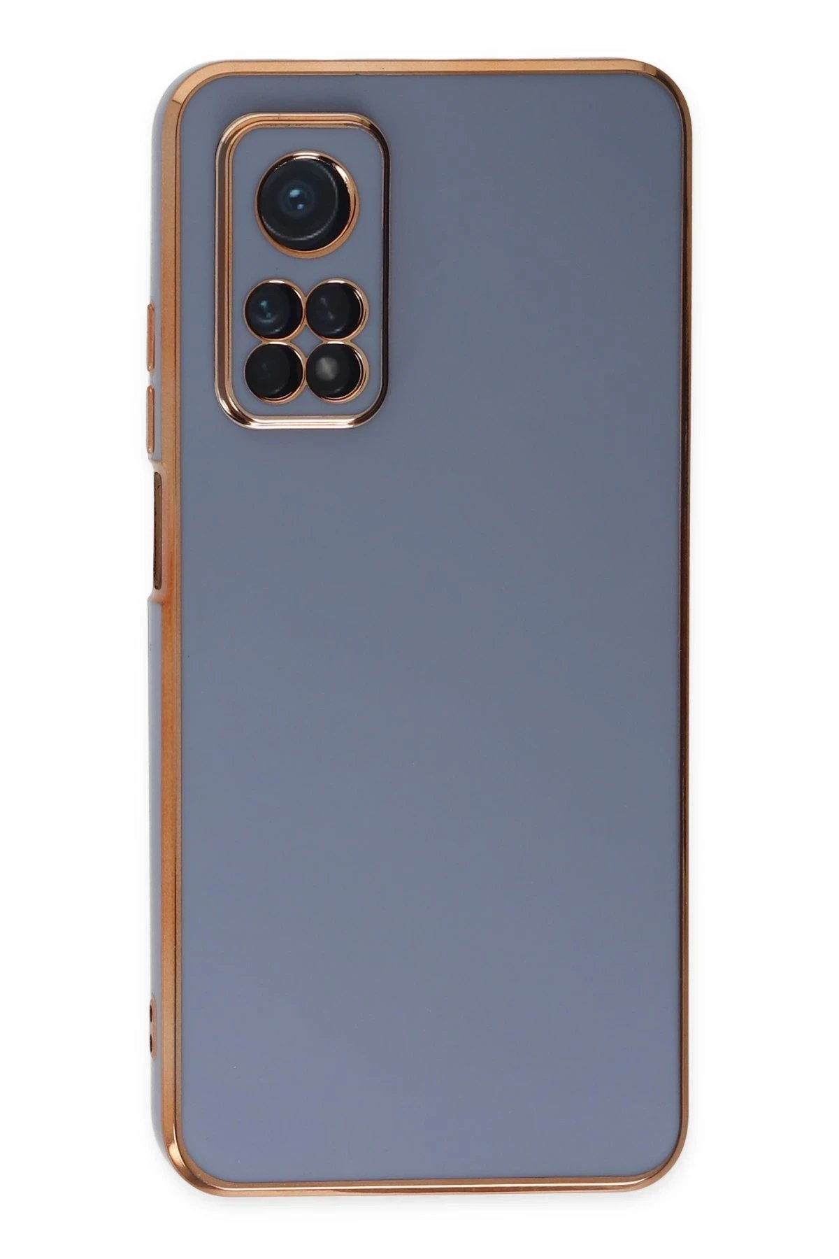 Xiaomi Mi 10T Kılıf Volet Silikon - Mavi