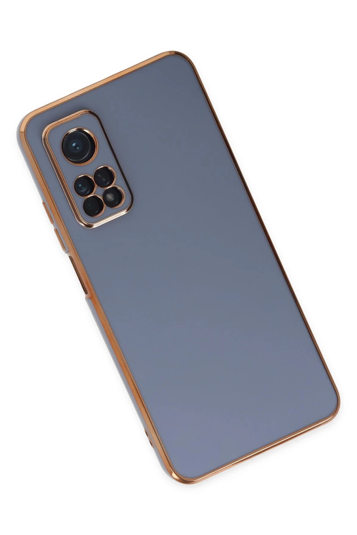 Xiaomi Mi 10T Kılıf Volet Silikon - Mavi