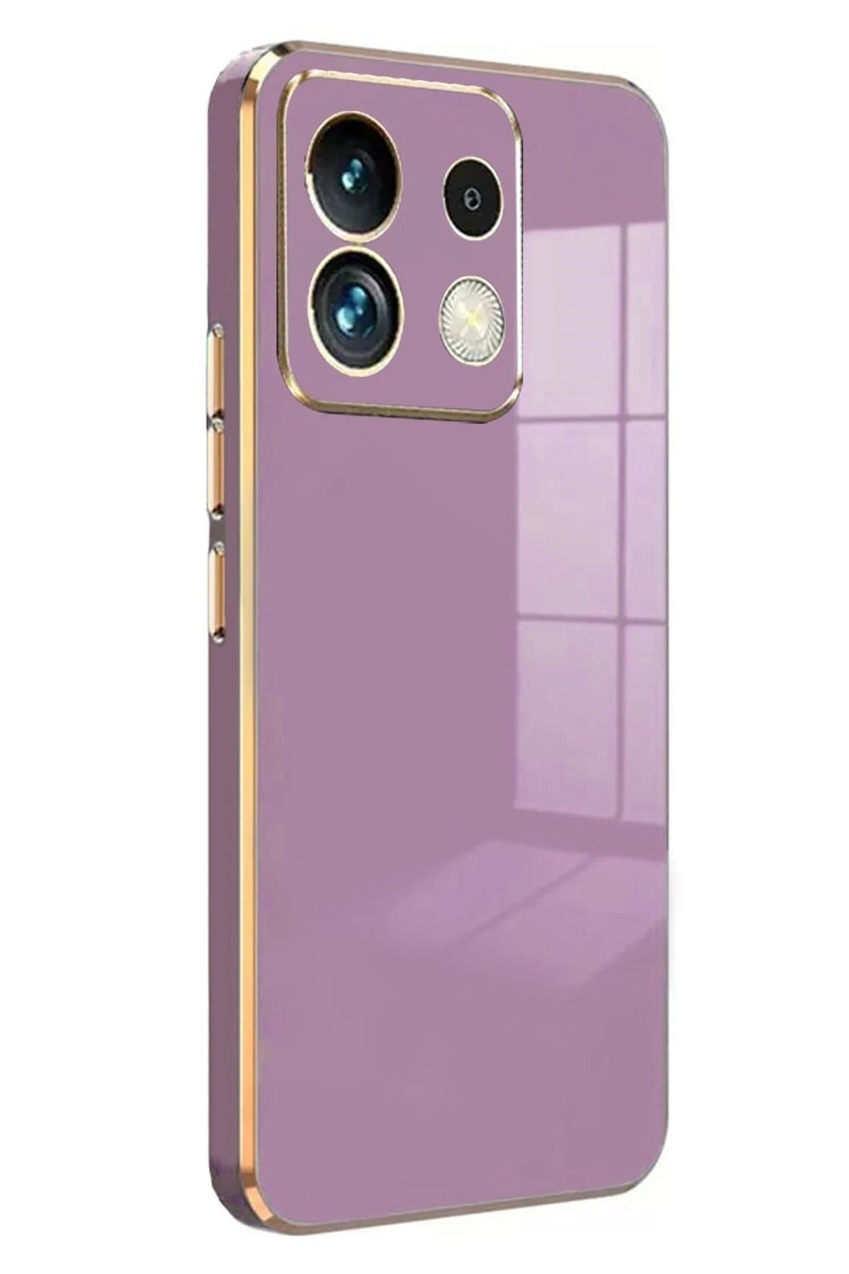 Xiaomi Poco M6 Pro 4G Kılıf Volet Silikon - Mor