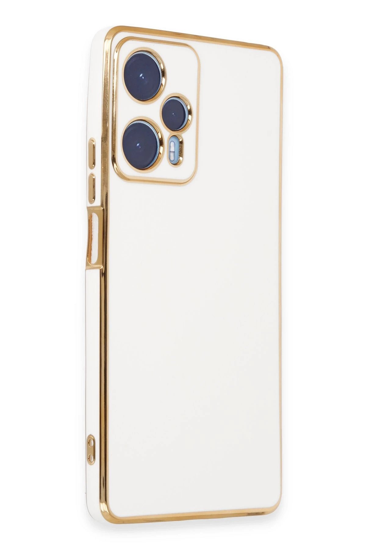 Xiaomi Poco F5 Kılıf Volet Silikon - Beyaz