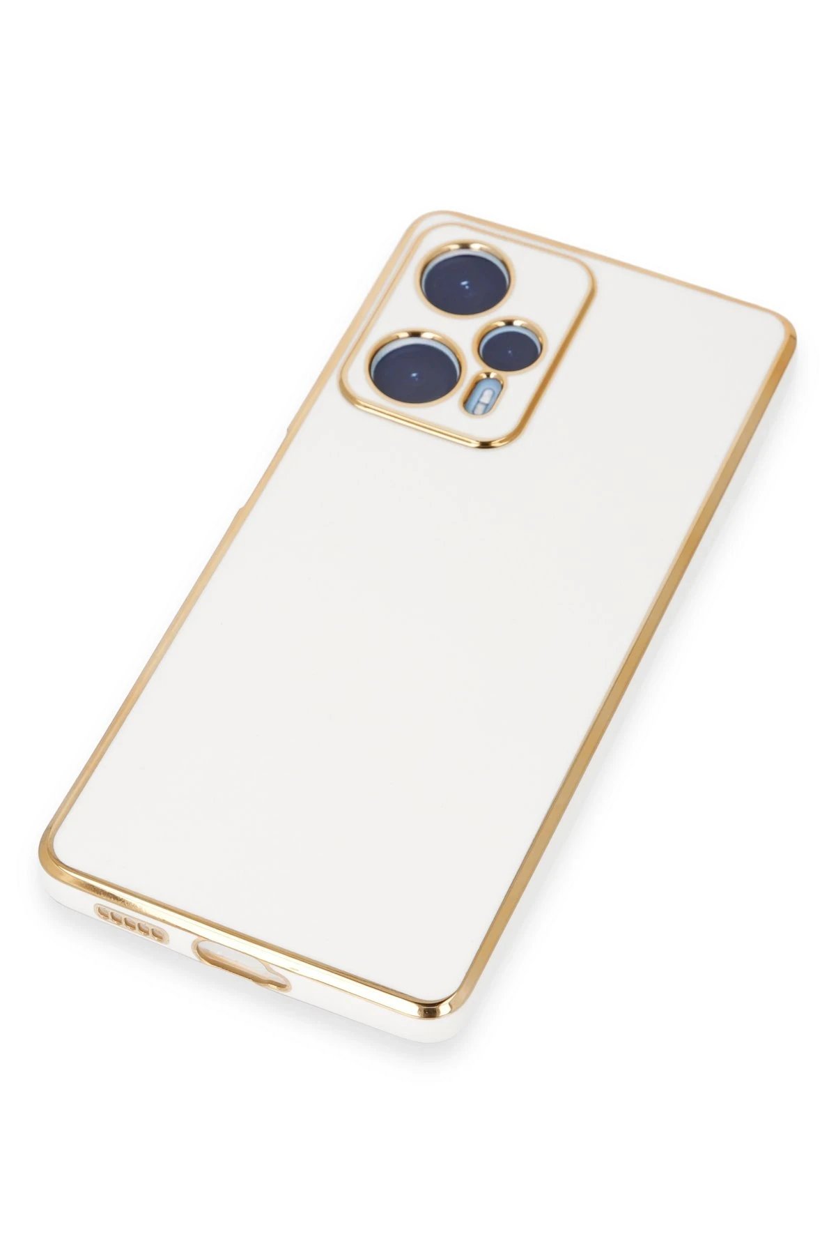 Xiaomi Poco F5 Kılıf Volet Silikon - Beyaz