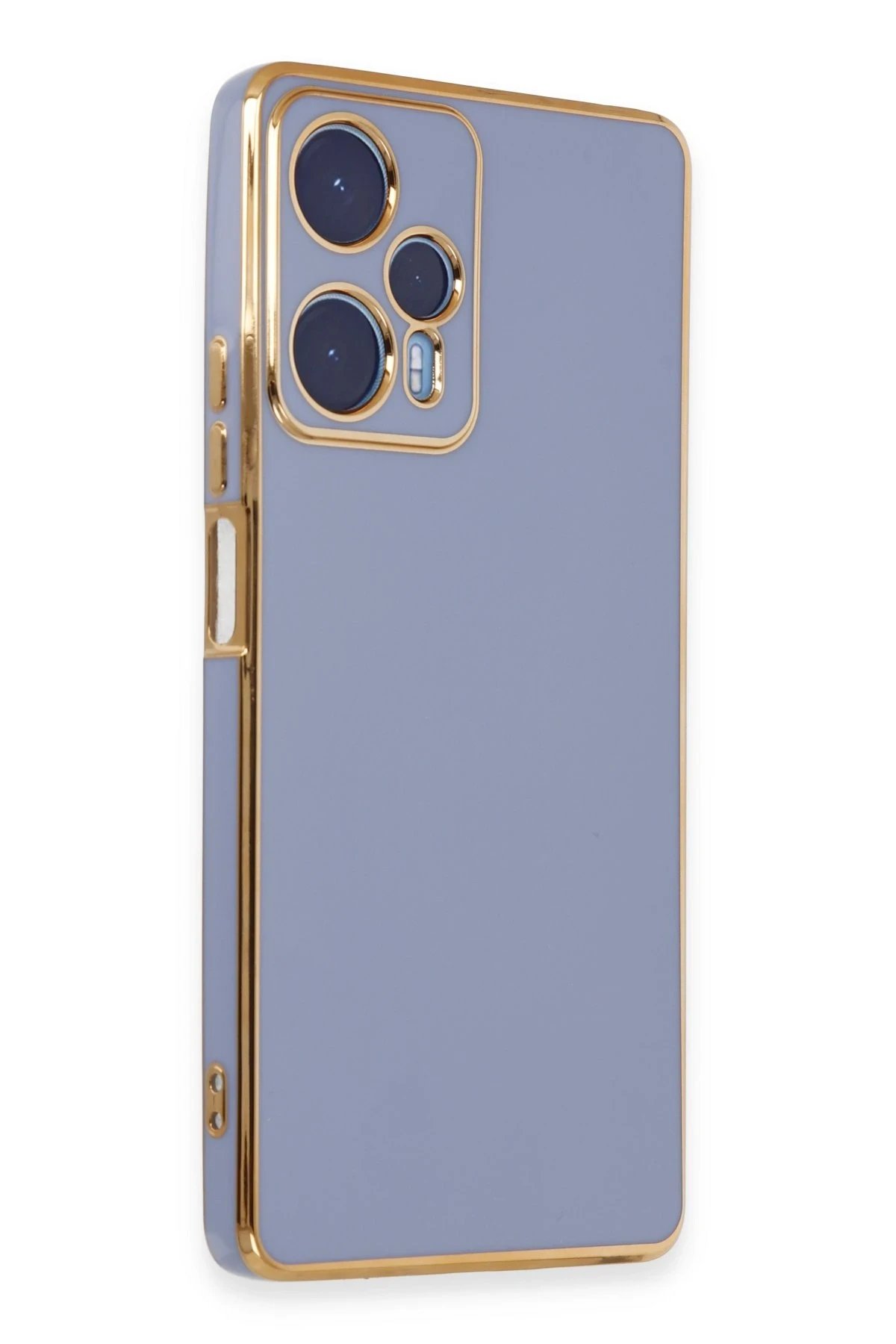 Xiaomi Poco F5 Kılıf Volet Silikon - Mavi