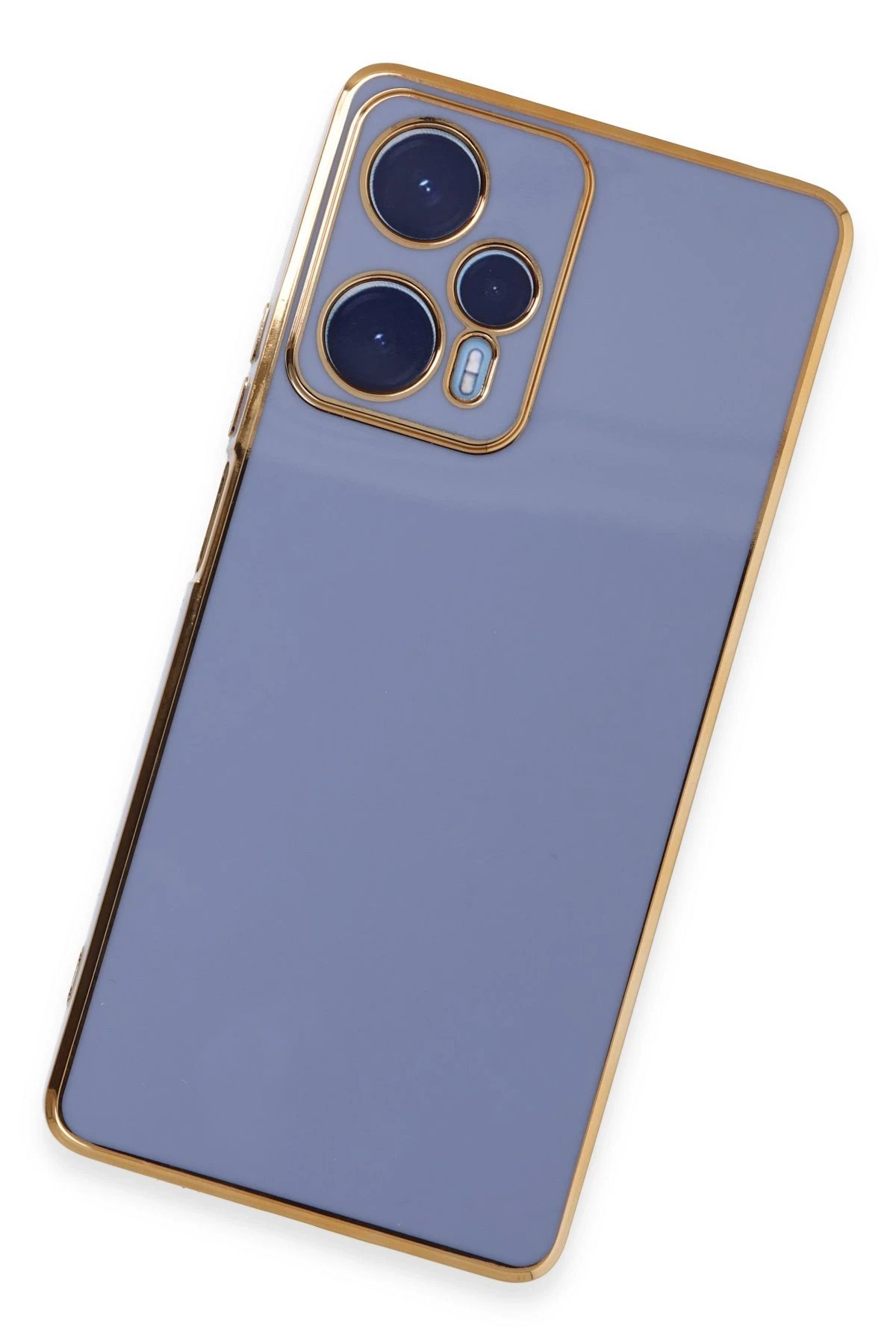 Xiaomi Poco F5 Kılıf Volet Silikon - Mavi