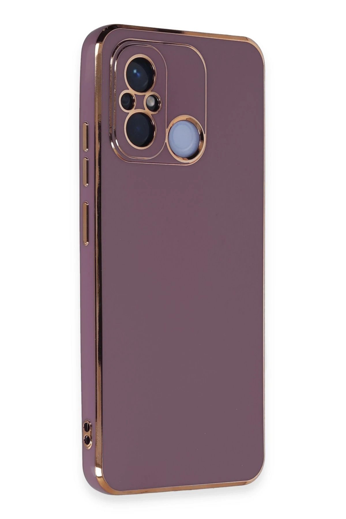 Xiaomi Redmi 12C Kılıf Volet Silikon - Mor