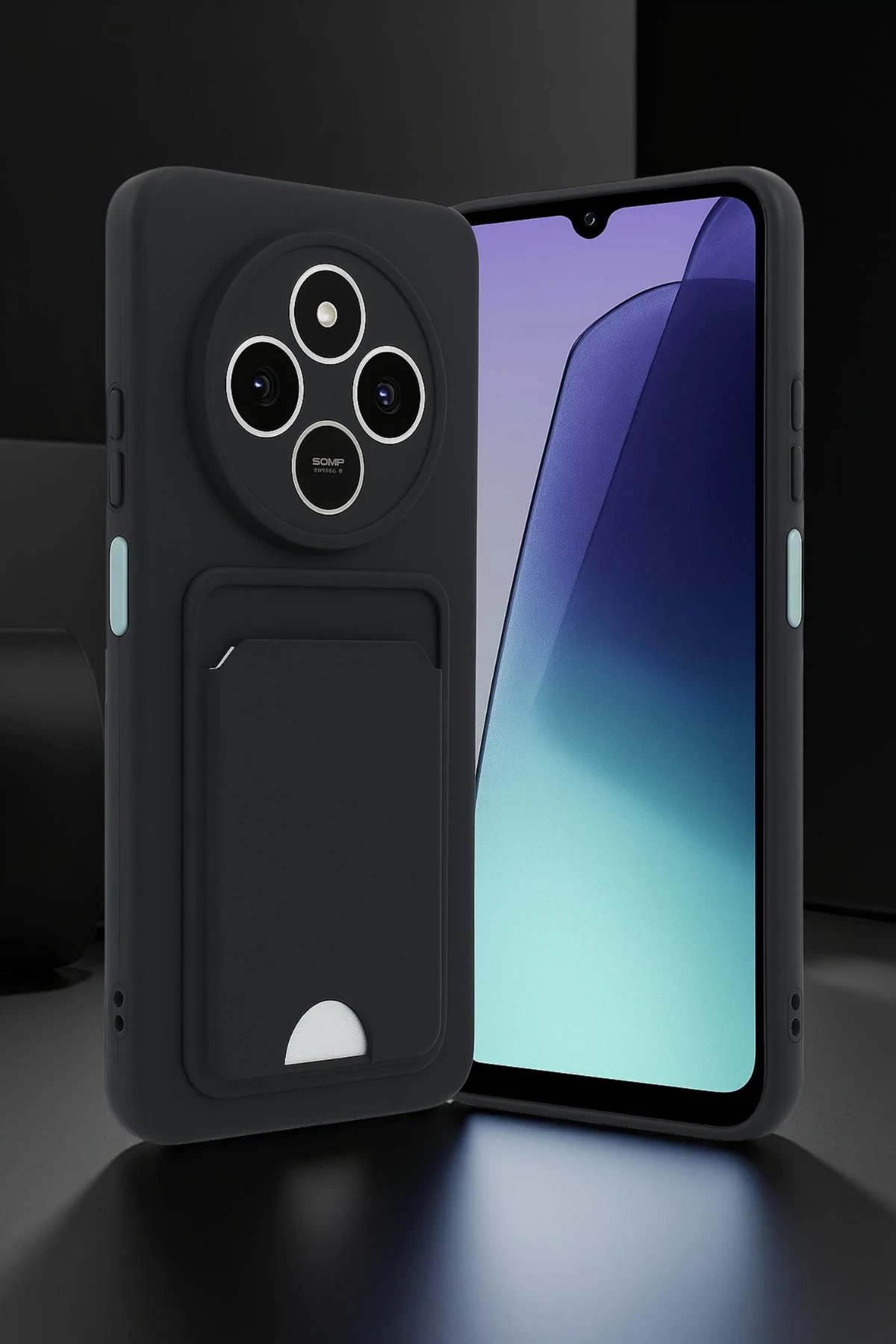 Xiaomi Redmi 14C Kelvin Kartvizitli Silikon - Açık Yeşil