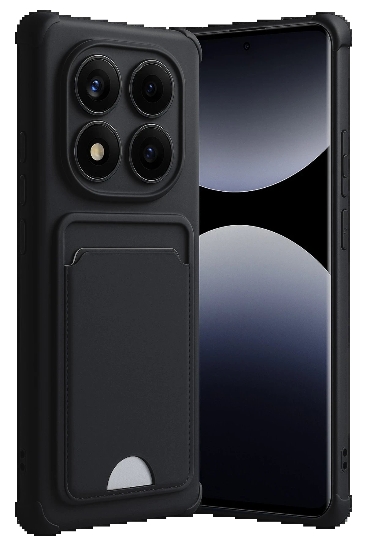 Xiaomi Redmi Note 14 Pro 5G Kelvin Kartvizitli Silikon - Siyah