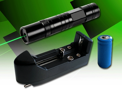 Yeşil Şarjlı Lazer Pointer 1000mw (Yakıcı)