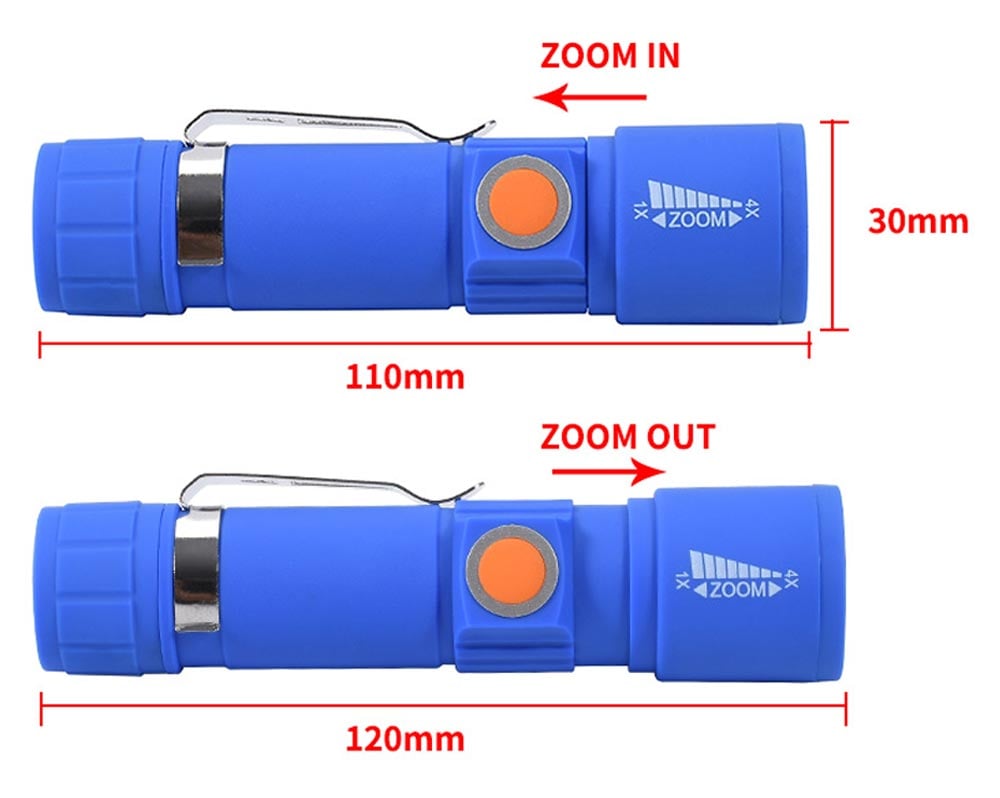 Usb'li Şarjlı El Feneri MX-616S