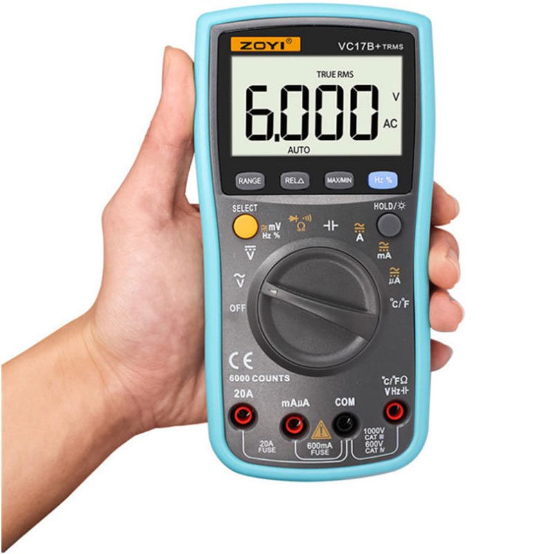 Zoyi VC-17B+ True RMS Dijital Multimetre Ölçü Aleti 