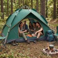  6 Kişilik Otomatik Kamp Çadırı – Çift Katmanlı, Suya Dayanıklı, Hızlı Kurulum Outdoor Aile ve Doğa Çadırı 200x250x150 cm